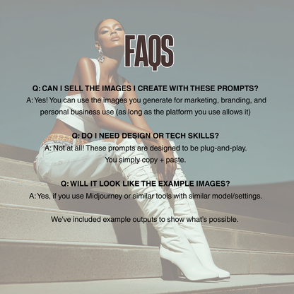 Influencer Energy Prompt Pack – 20 Luxe AI Prompts for Stunning Brand Imagery (MRR & PLR)