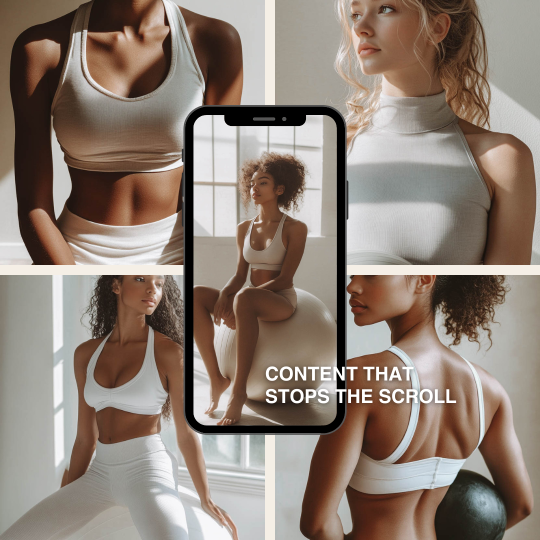 Yoga Flow: Premium AI Stock Imagery Collection (MRR/PLR Included)