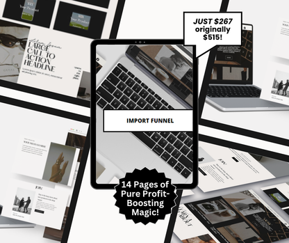 NAOMI: MEGA FUNNEL | 14 Pages - Done For You - Instant Download  - Fully Branded