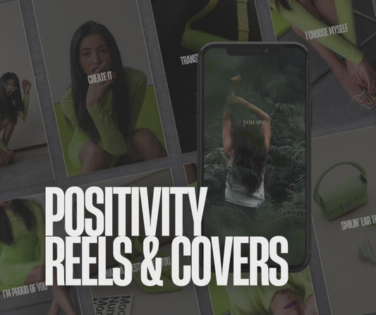 Positivity Pop Reels & Covers – 20 Bold Brat-Approved Templates for Instant Engagement
