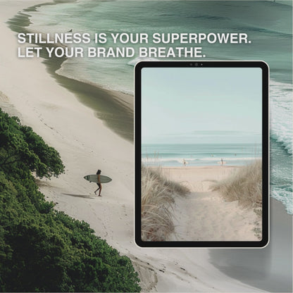 Coastal Dream Imagery – 80 Premium Surf & Beach Lifestyle AI Stock Images (PLR/MRR Included)